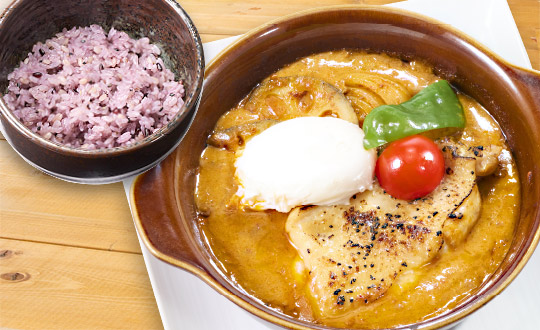 チキンと野菜のスープカレー